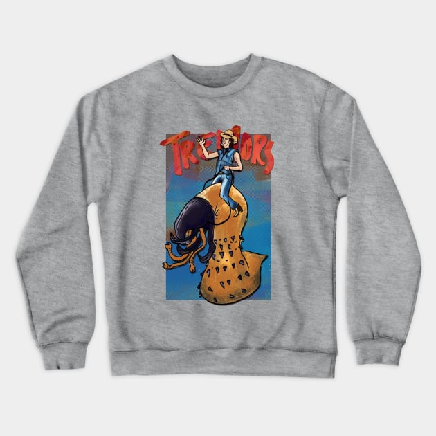 Giddyup, lil' Graboid! Crewneck Sweatshirt by brimism